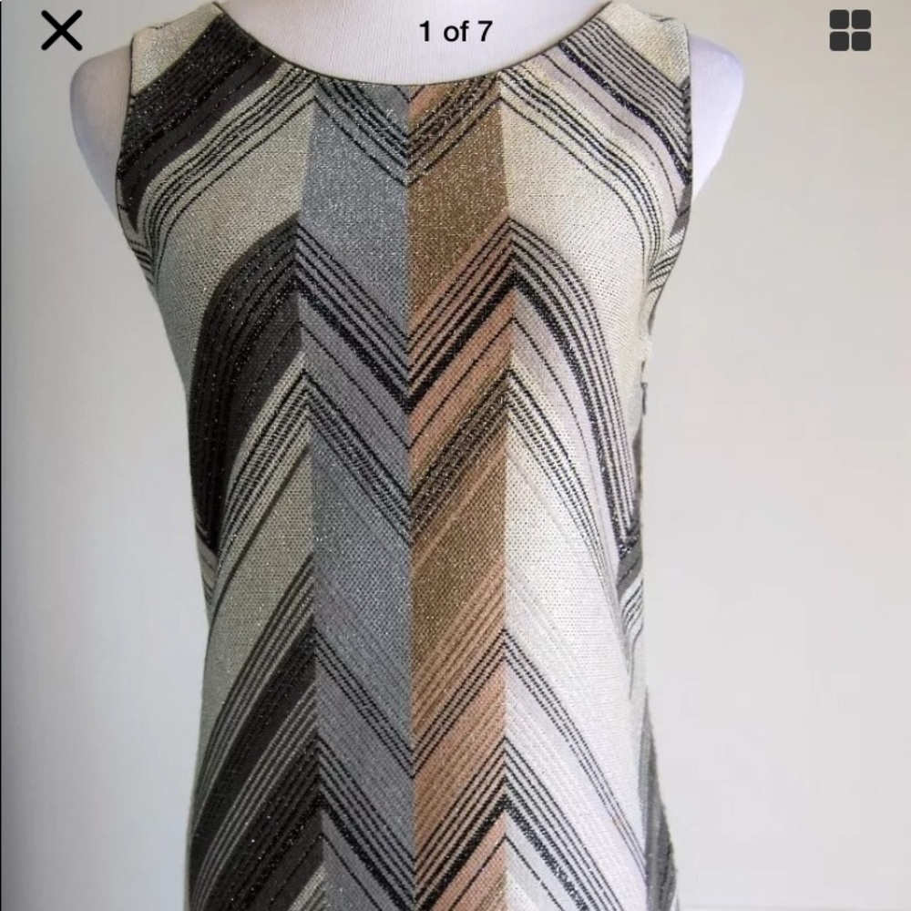 Missoni Chevron Print Italian Knit Dress